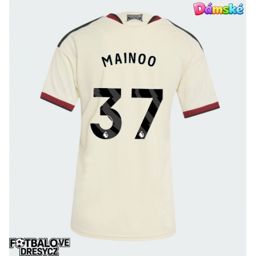 Manchester United Kobbie Mainoo #37 Dámské Alternativní Dres 2026-27 Krátký Rukáv Manchester United Kobbie Mainoo #37 Dámské Alternativní Dres 2026-27 Krátký Rukáv